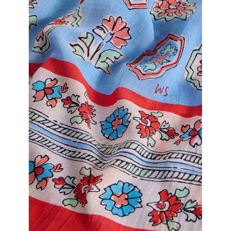 White Stuff Callie Printed Scarf image number 2